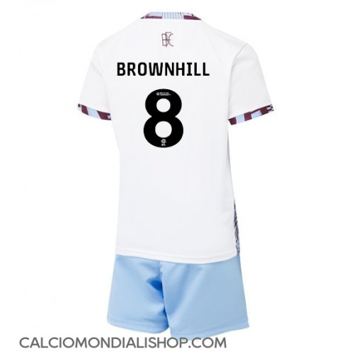 Maglie da calcio Burnley Josh Brownhill #8 Terza Maglia Bambino 2024-25 Manica Corta (+ Pantaloni corti)